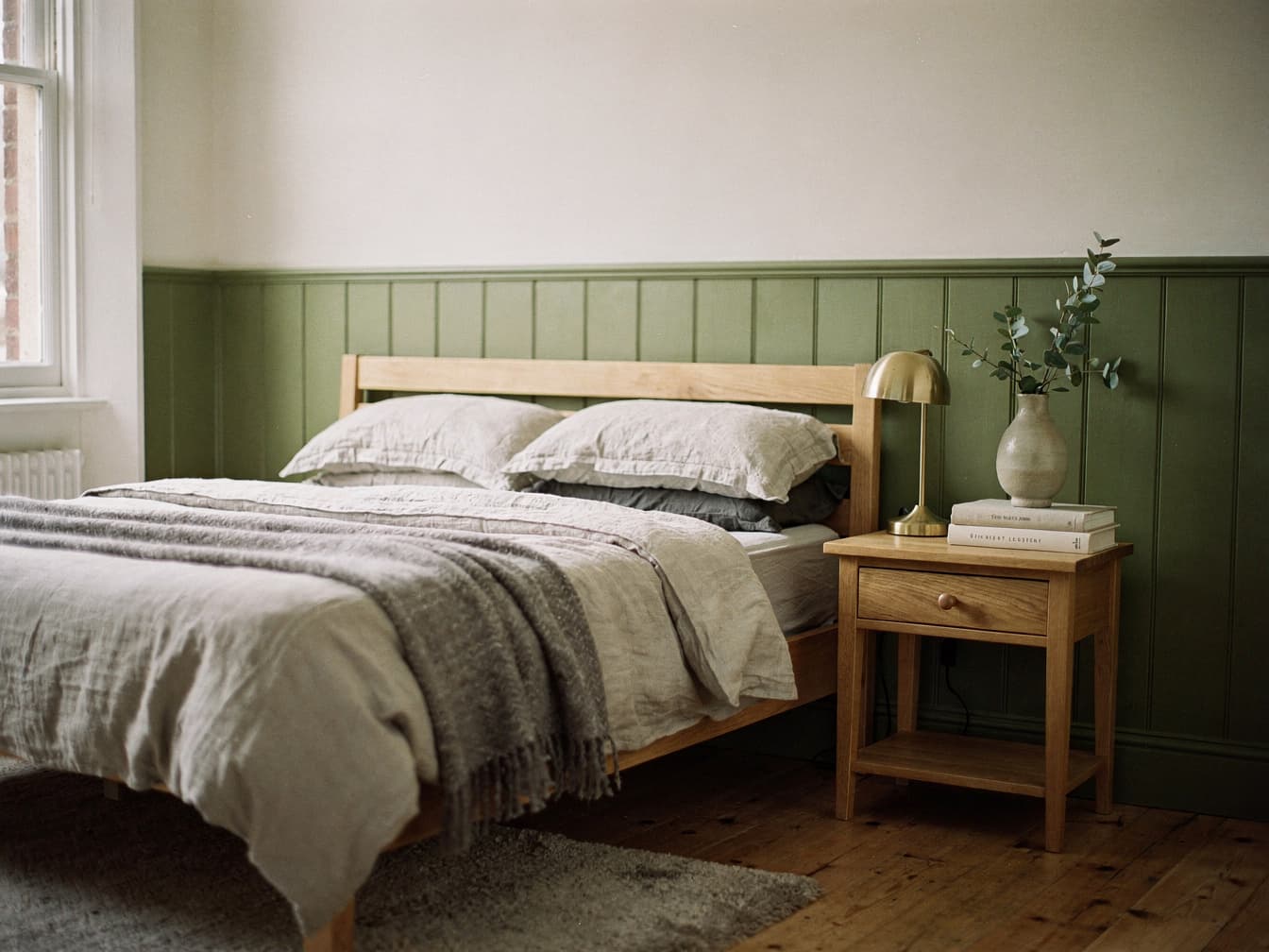 Freshly decorated bedroom